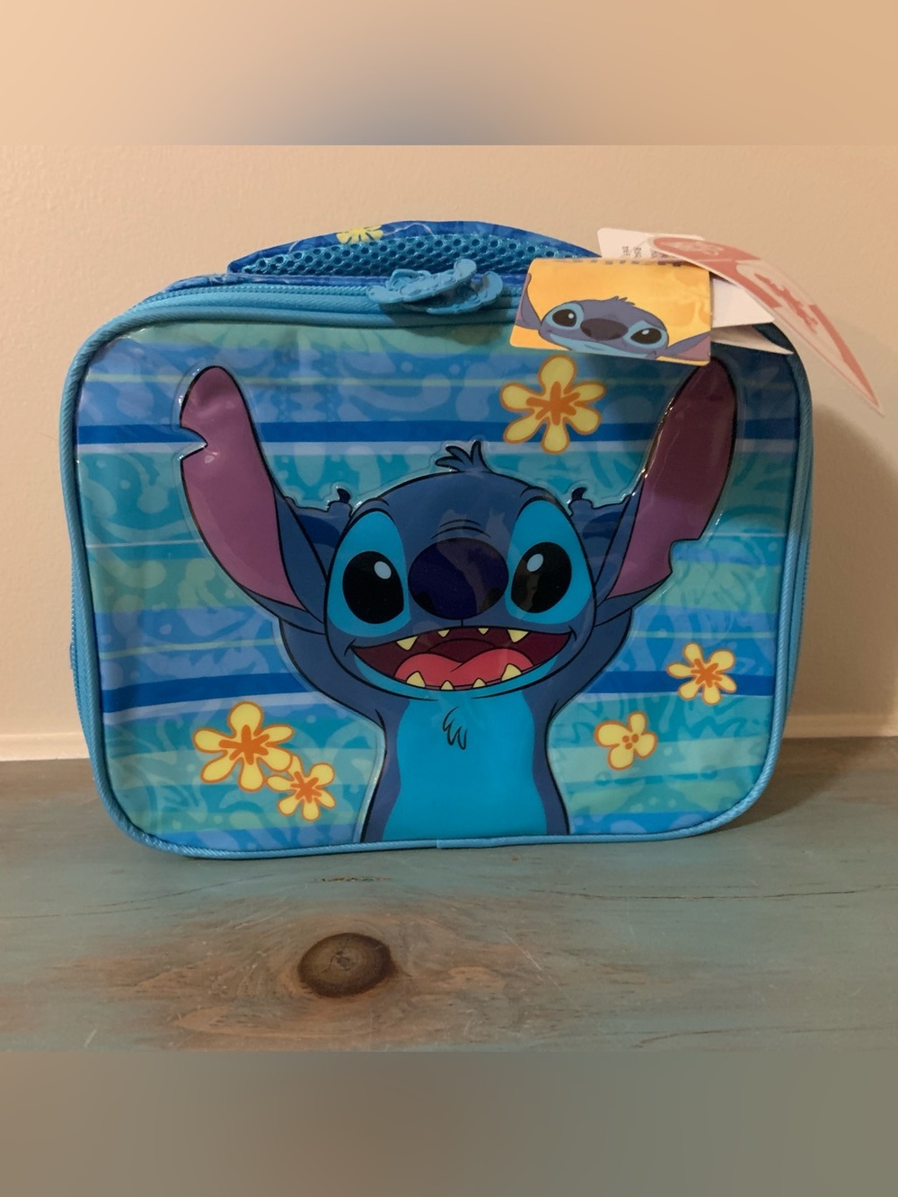 NEW Heys Disney Lilo & Stitch Blue Kids Character Lunch Bag